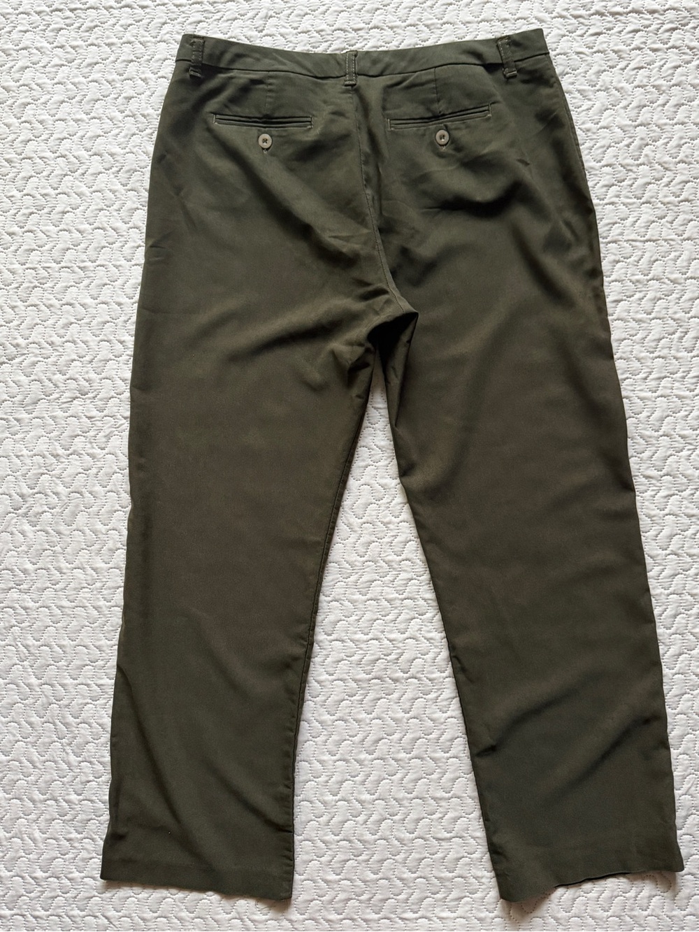Gloria Vanderbilt Petite Size 14 Olive Green Pants